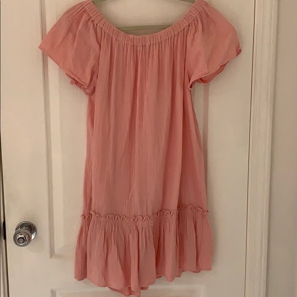 Rebecca Taylor Off the Shoulder Cotton Swing Dress - Picture 6 of 6